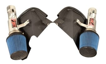injen 13 infiniti fx37 3.7l v6 twin polished short ram intake w/mr tech sp1911p - image
