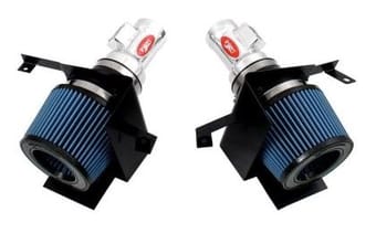 injen 07-08 350z 3.5l v6 air fusion and air horns polished short ram intake sp1988p - image