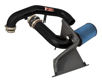 injen 14-18 vw mkvi (mk6) jetta gli 1.8l turbo tsi black short ram intake w/ mr tech and heat shield sp3077blk - image