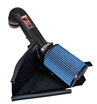 injen 15-18 vw golf / gti mkvii 2.0l turbo tsi black short ram intake with mr tech and heat shield sp3078blk - image