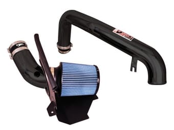 injen 15-18 ford focus st 2.0l (t) 4cyl black short ram intake w/mr tech & heat shield sp9002blk - image