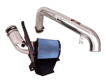 injen 15-18 ford focus st 2.0l (t) 4cyl polished short ram intake w/mr tech & heat shield sp9002p - image