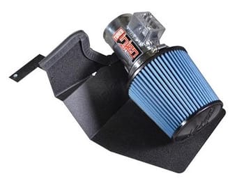 injen 16-19 ford fiesta st 1.6l turbo 4cyl polished short ram intake w/mr tech sp9018p - image