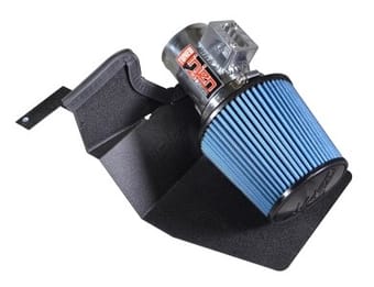 injen 16-19 ford fiesta st 1.6l turbo 4cyl wrinkle black short ram intake w/mr tech sp9018wb - image