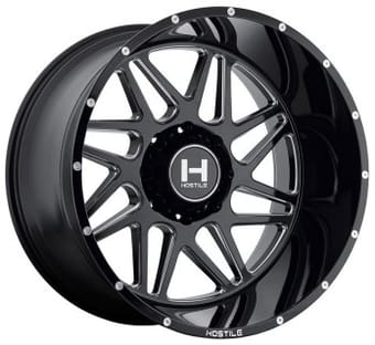 20x9 hostile h108 sprocket blade cut (8 lug) 8x180 10mm - image