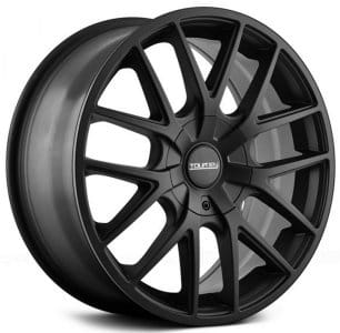 (clearance - no returns) 17x7.5 touren tr60 matte black 5x5/127 42mm - image