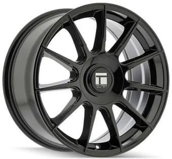 18x8 touren tr81 gloss black 5x100 | 5x114.3/4.5 38mm - image