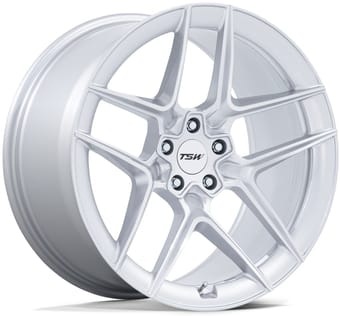 TSW TW008 Slipstream Gloss Silver Machined