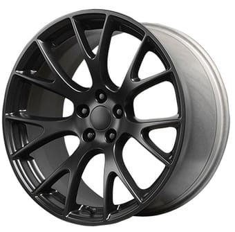 Topline Replicas Hellcat Replica Wheels Satin Black