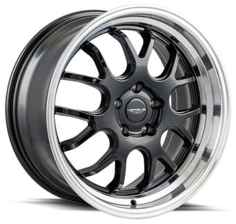 Versus VS824 Black w/ Polished Lip
