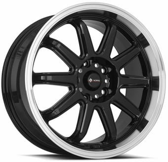 17x8 vors sp2 gloss black 5x114.3/4.5 35mm - image