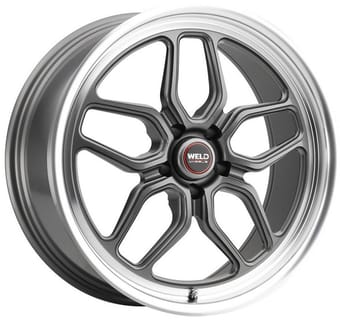 Weld Performance Laguna S108 Gloss Gunmetal Milled Machined
