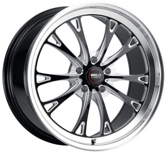Weld Performance Belmont Drag S157 Gloss Black Milled Machined