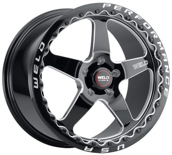 Weld Performance Ventura Beadlock S904 Gloss Black Milled Machined