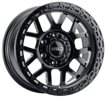 Weld Off-Road Cinch W105 Gloss Black Milled
