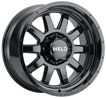 Weld Off-Road Stealth W168 Gloss Black