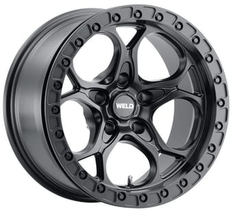 Weld Off-Road Ledge Beadlock (5-Lug) W901 Satin Black