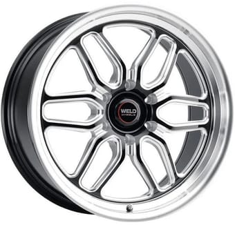 Weld Performance Laguna 6 S109 Gloss Black Milled Machined