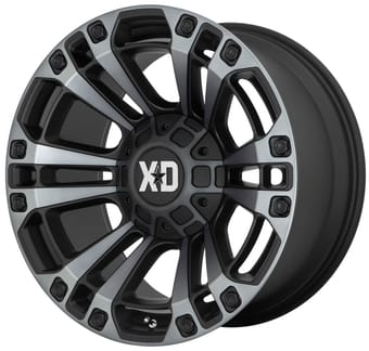 (clearance - no returns) 20x9 xd series xd851 monster 3 satin black w/ grey tint 8x170 0mm - image