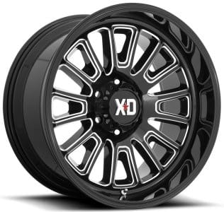 (clearance - no returns) 22x10 xd series xd864 gloss black milled 6x135 -18mm - image