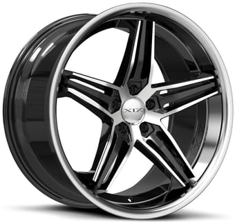 XIX X63 Gloss Black Machined w/ Stainless Steel Lip