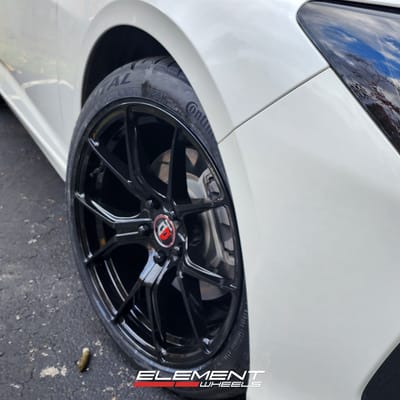 19 Inch Curva Concepts C42 in Gloss Black on a 2021 Acura TLX