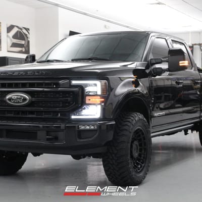 20 Inch Fuel Off-Road D723 Militia in Matte Black on a 2022 Ford F-250 Tremor