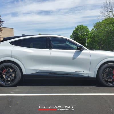 20 inch MRR FS06 Matte Black on a 2021 Ford Mustang Mach-E