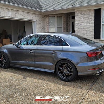 18 inch TSW Silvano Gunmetal on a 2017 Audi S3