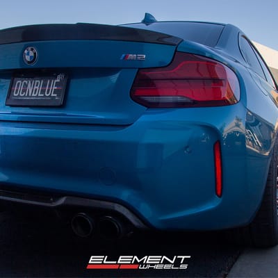 19 inch Staggered Variant Designer Collection DMN-3PC on a 2018 BMW M2 LCI