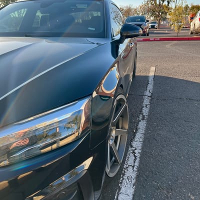 20 inch Ace Alloy AFF06 Titanium Milled Machined Lip on 2022 Audi A5