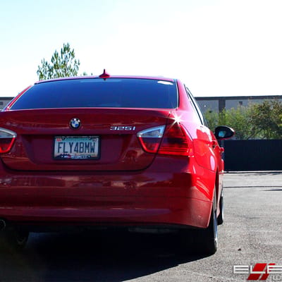 18 inch Staggered TSW Jarama Chrome on a 06 BMW 325i w/ Specs