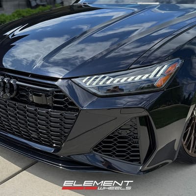 22x10.5 Element Forged ME-1 Gloss Bronze (Full Forged) on 2021-2025 Audi RS6 Avant