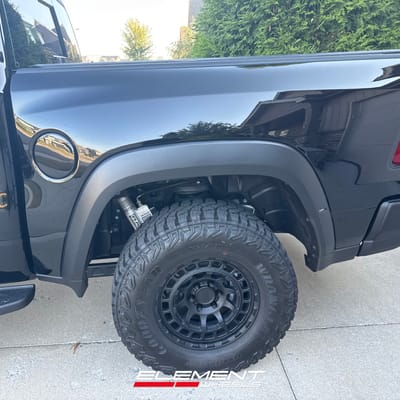 18 inch Black Rhino Chamber in Matte Black on a 2024 Dodge Ram TRX