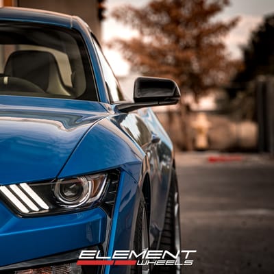 Staggered 20 Inch Variant Krypton on 2020 Ford Mustang GT500