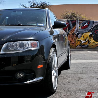 19x8.5 Avant Garde M510 Matte Silver on a 2008 Audi A4 Allroad w/ Specs