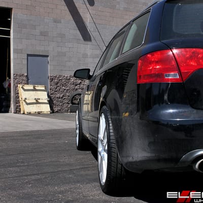 19x8.5 Avant Garde M510 Matte Silver on a 2008 Audi A4 Allroad w/ Specs