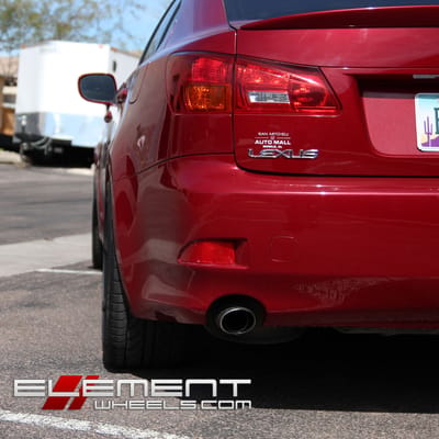 20 inch Staggered Niche Verona Black/Machined Tini on 2008 Lexus IS250 w/ Specs