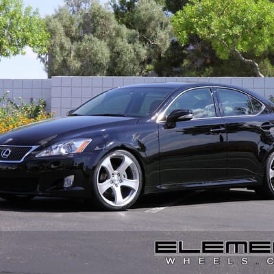 MRR HR2 Silver/Polished Wheels on 09 Lexus IS250 w/ Specs
