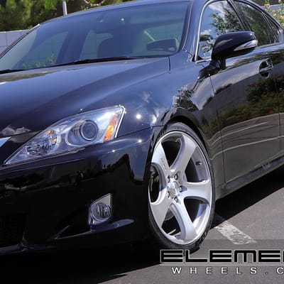 MRR HR2 Silver/Polished Wheels on 09 Lexus IS250 w/ Specs
