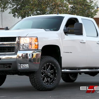 Fuel Maverick Black Milled wheels on 09 Chevy Silverado 2500 w/ Specs