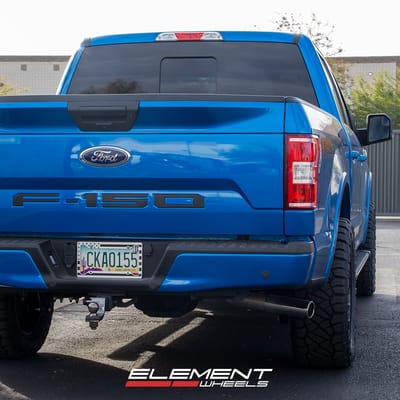 20 inch XD Series XD842 Snare Gloss Black w/ Gray Tint on a 2019 Ford F-150