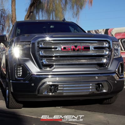 22" Dub Shot Calla Chrome on a 2019 GMC Sierra 1500