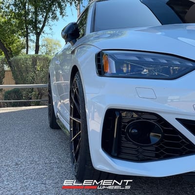 20 Inch Variant Aure in Gloss Black on a 2023 Audi RS5