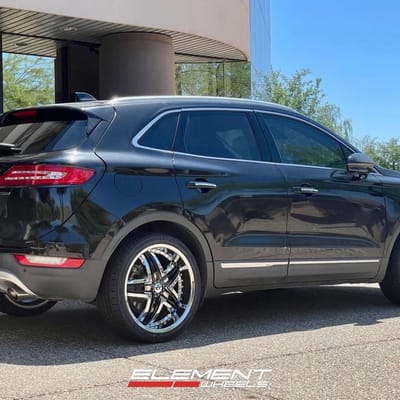 20 inch Diablo Blitz in Chrome w/ Black Inserts on 2019 Lincoln MKC