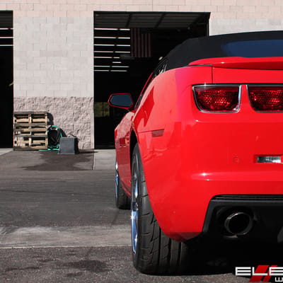 20 inch Staggered Foose Legend SS Chrome on a 2011 Chevy Camaro SS w/ Specs