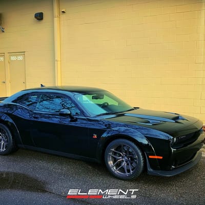 20x12 Stance SF03 on Dodge Challenger OEM Widebody