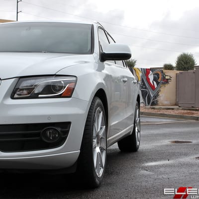 20x9 TSW Interlagos Silver w/ Mirror Face on a 2012 Audi Q5 w/ Specs