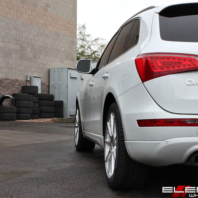 20x9 TSW Interlagos Silver w/ Mirror Face on a 2012 Audi Q5 w/ Specs