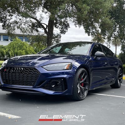 20 inch BC Forged RZ21 Brushed Black on a 2022 Audi RS5